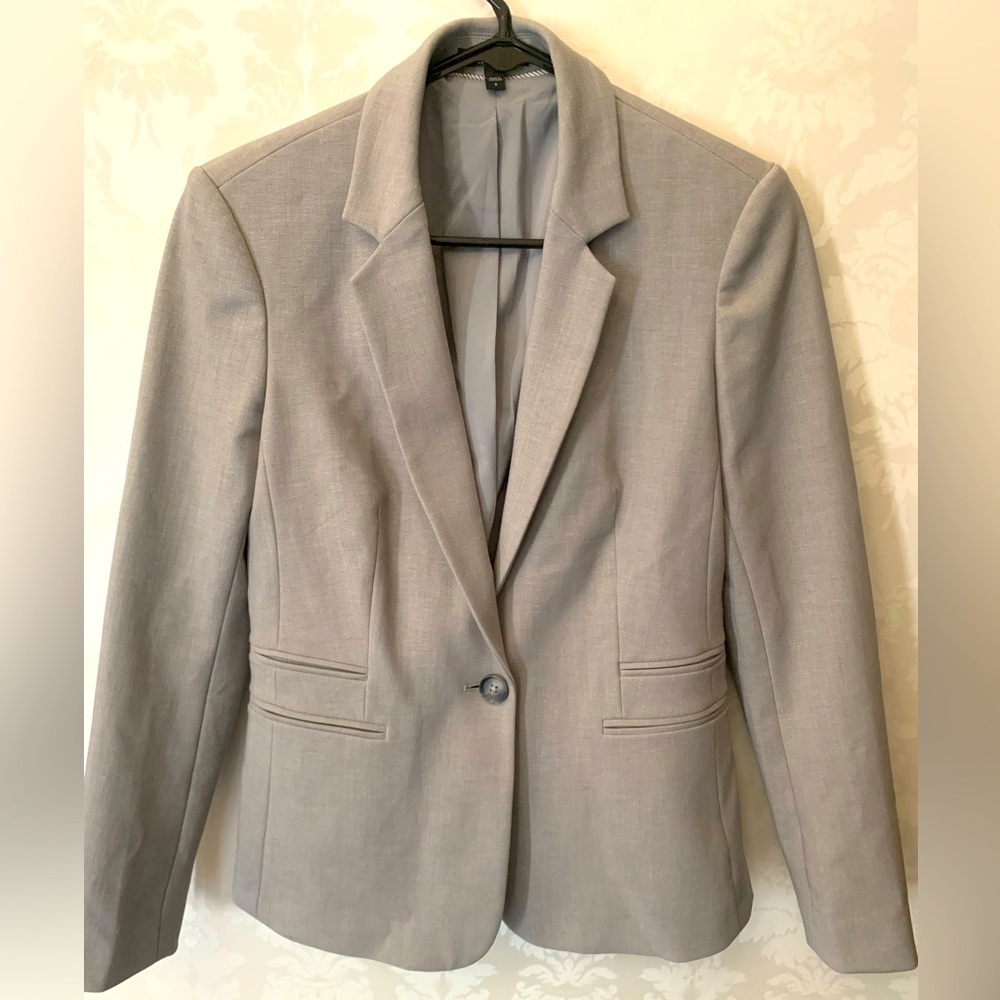 Express light gray casual jacket